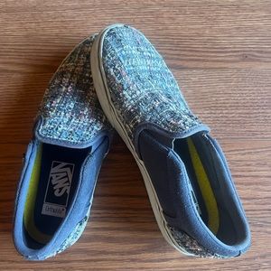 Vans | women’s woven slip on shoes | ortholite | 7.5